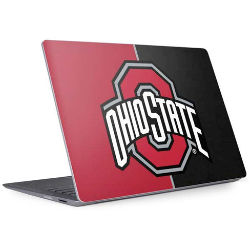 Ohio State University OSU Buckeyes Split Surface Laptop 2 Skin